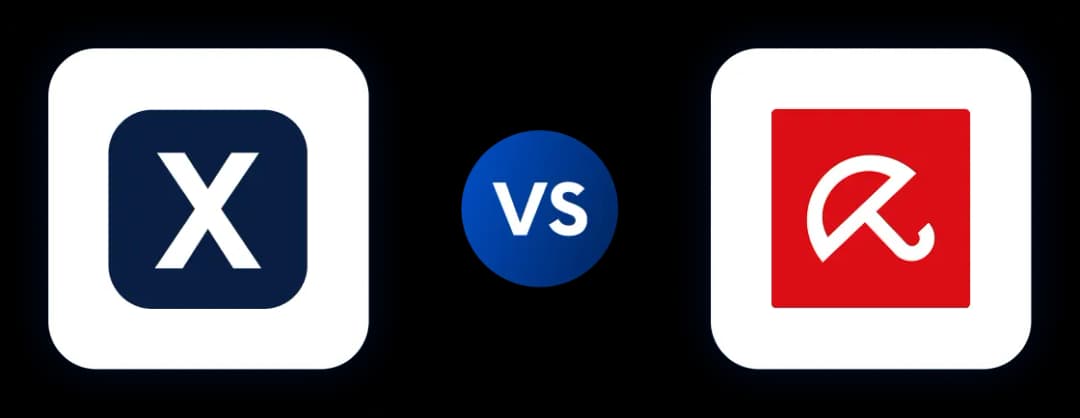 Comparison between Internxt and avira